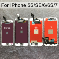 Wyświetlacz jakości A + + + dla Iphone 6 ekran dotykowy wymiana Digitizer zgromadzenie dla Iphone 5S 6s LCD dla iphone 7 8 LCD 2